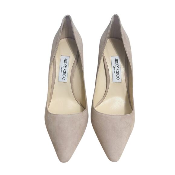 Jimmy Choo Romy 100 Ballet Pink Pointed Toe High Heel Pump 40 - Picture 3 of 10